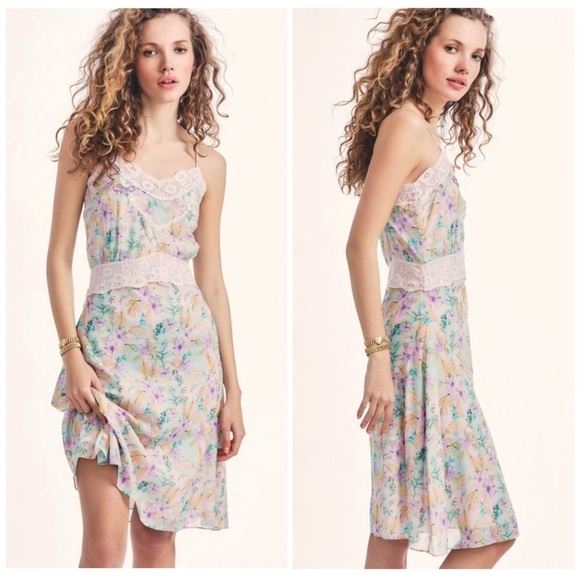 LoveShackFancy Dresses & Skirts - Loveshackfancy Rusalina Midi Dress Whimsical Sage Size 4 / Small